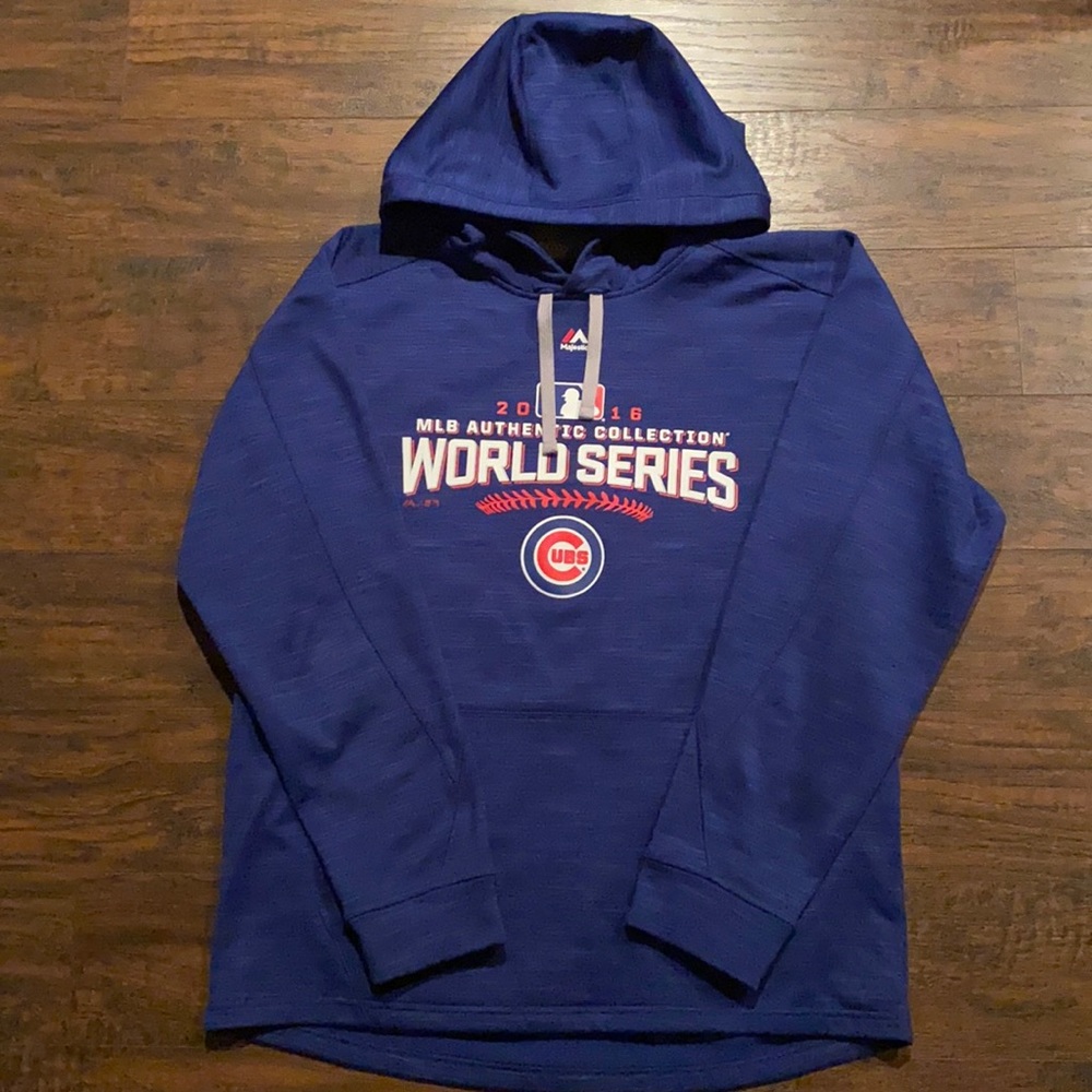 Chicago Cubs 2016 World Series MLB Authentic Collection Hoodie